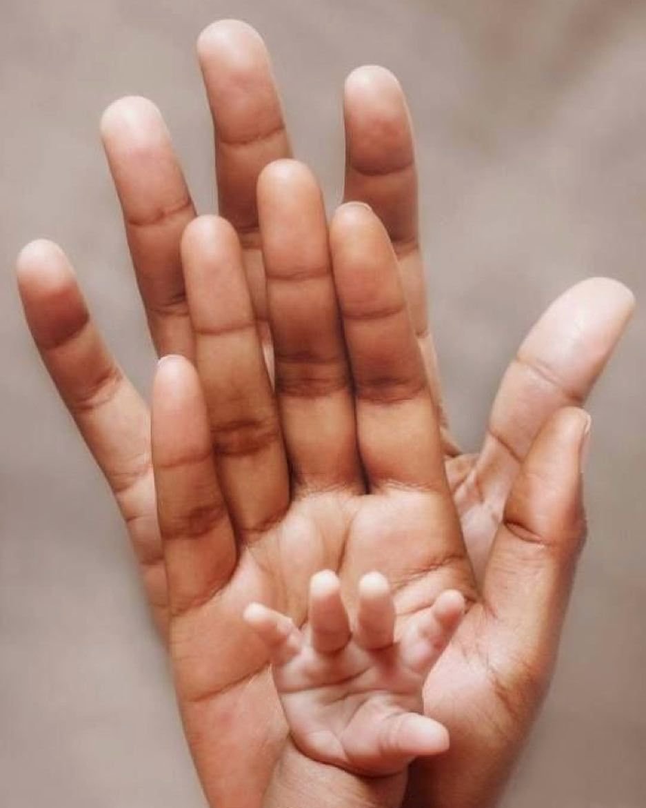 Семья руки сердцем