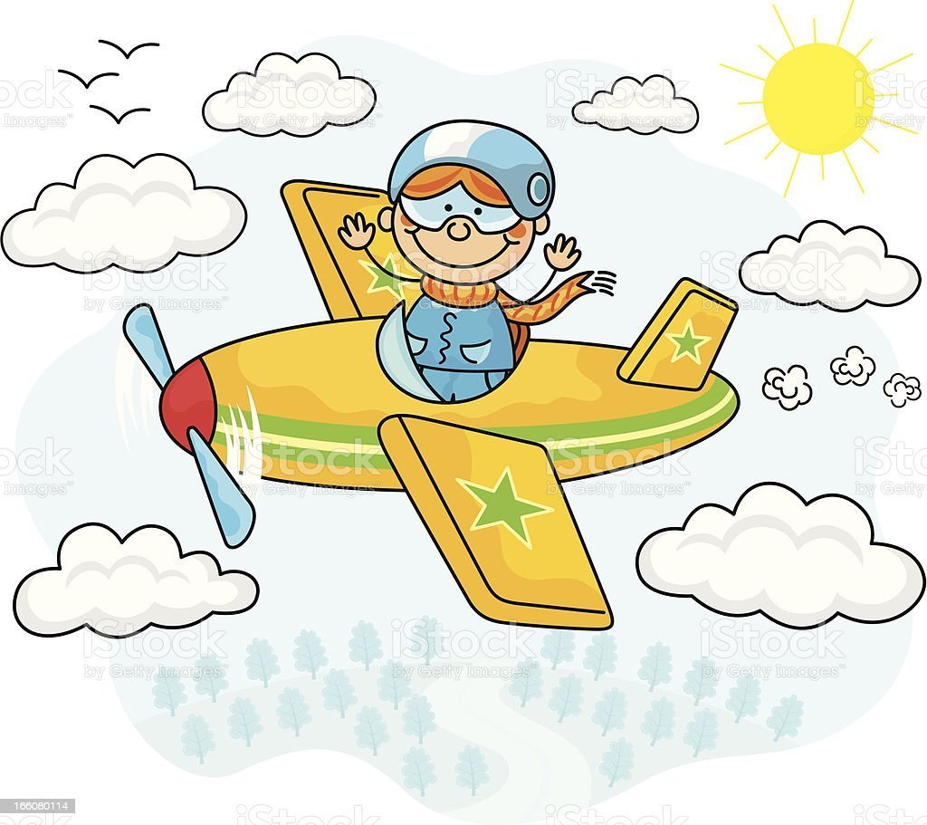 Летчик мультяшный