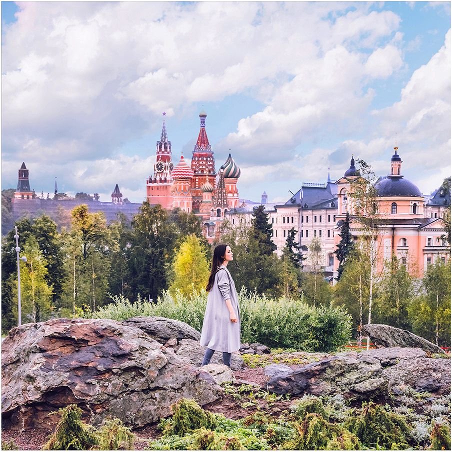 Парк Зарядье Свадебная фотосессия