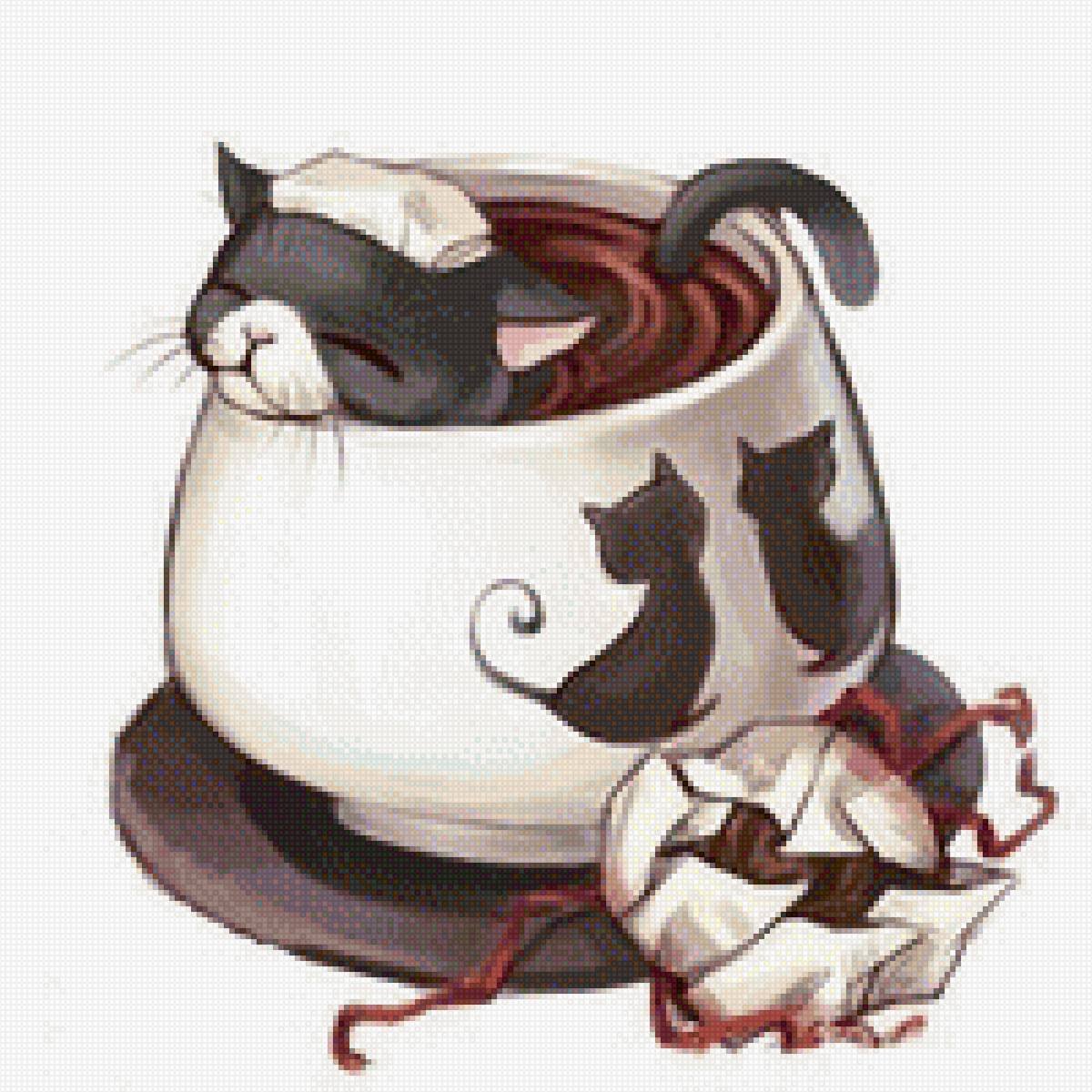 Чайные кошки от the Magic Cats Street