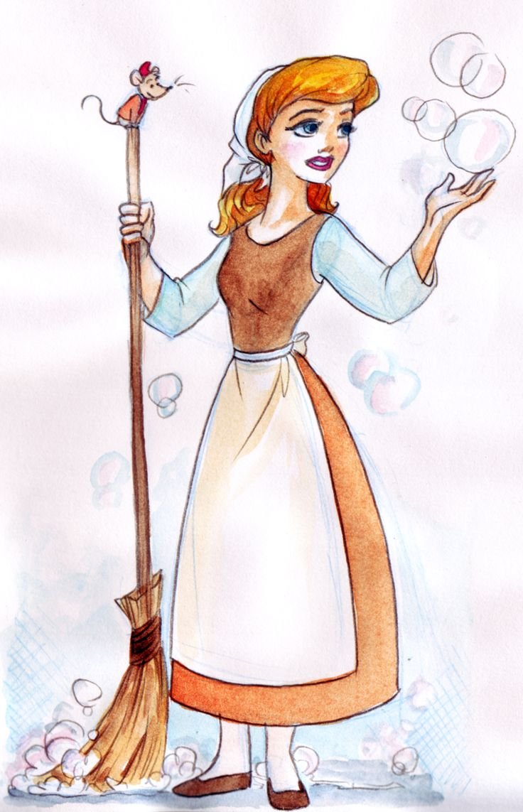 Золушка рисунок
