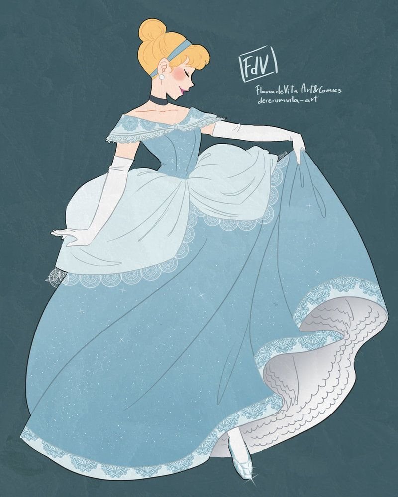 Золушка арты