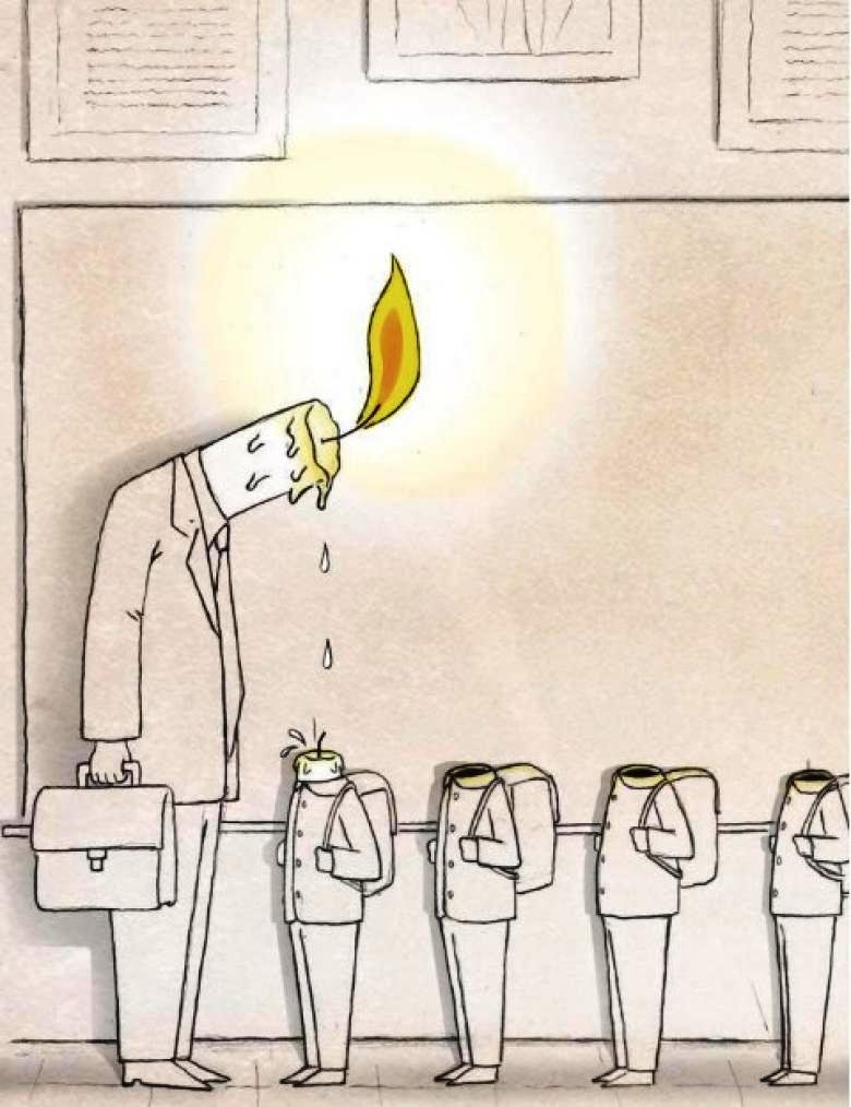 Хороший учитель как свеча