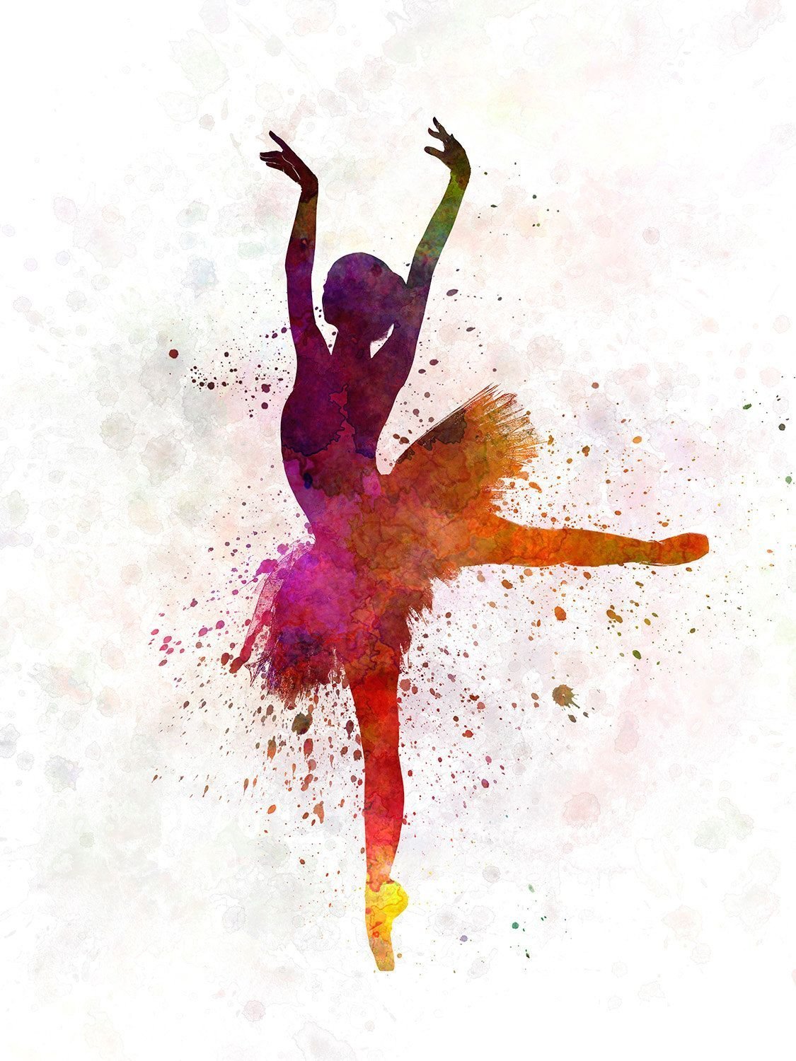 Пуанты акварель