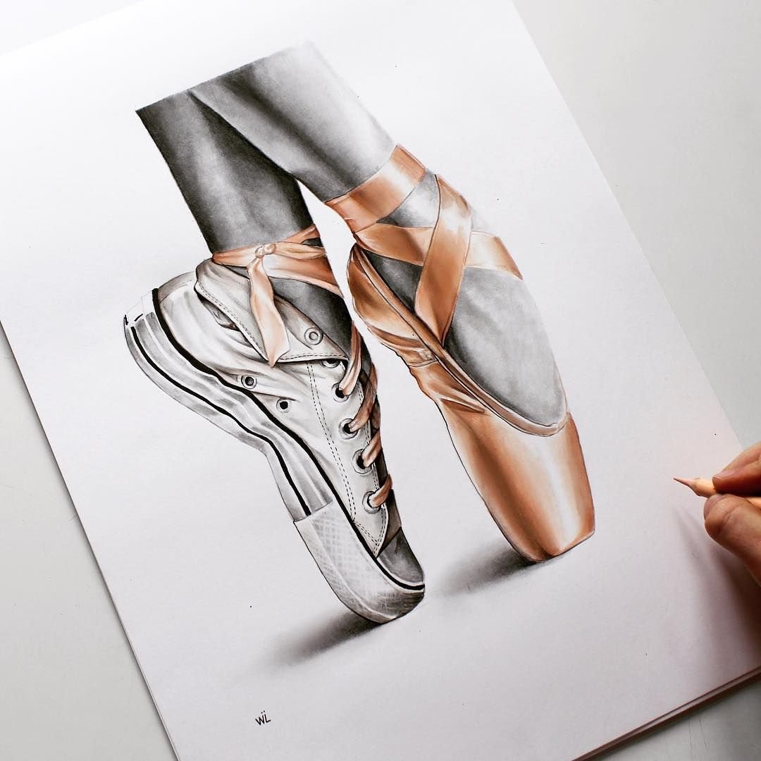 Танец акварель