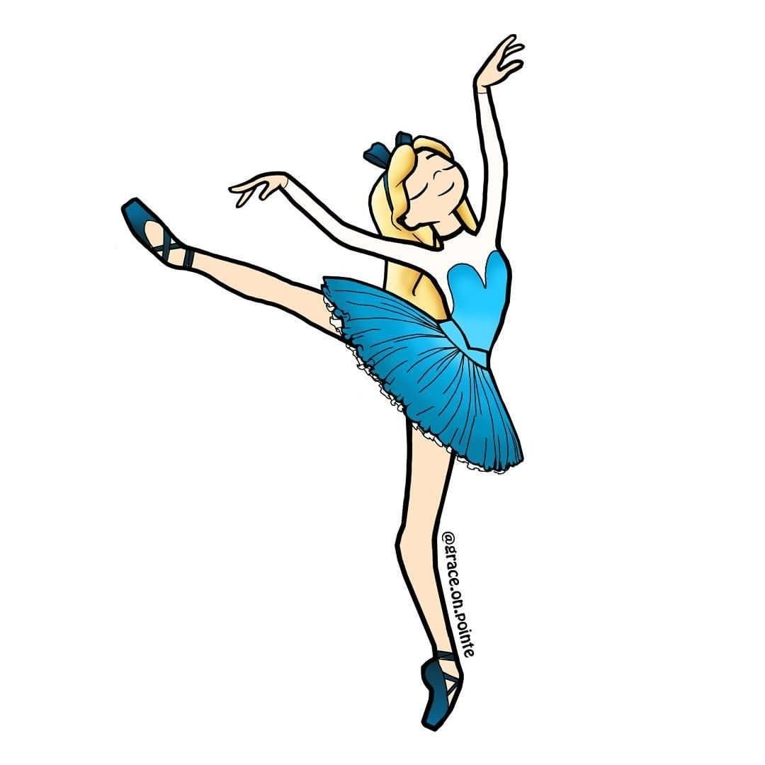 Картинки для срисовки балерины