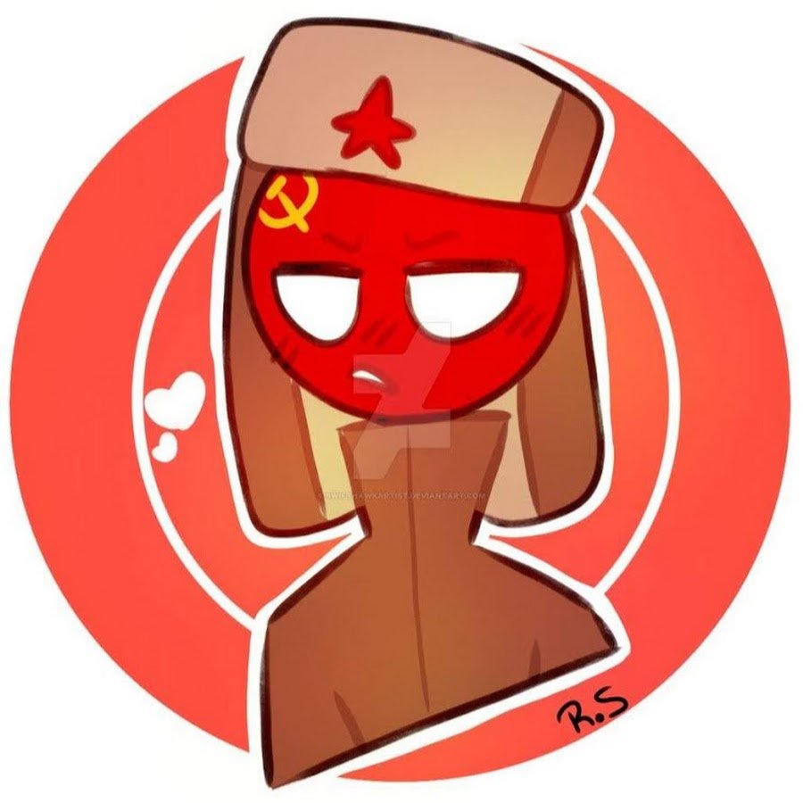 Советский Союз в виде человека