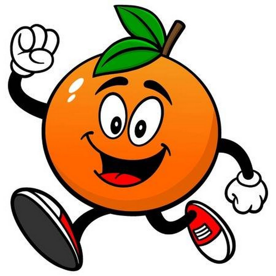 Апельсинки мультяшные