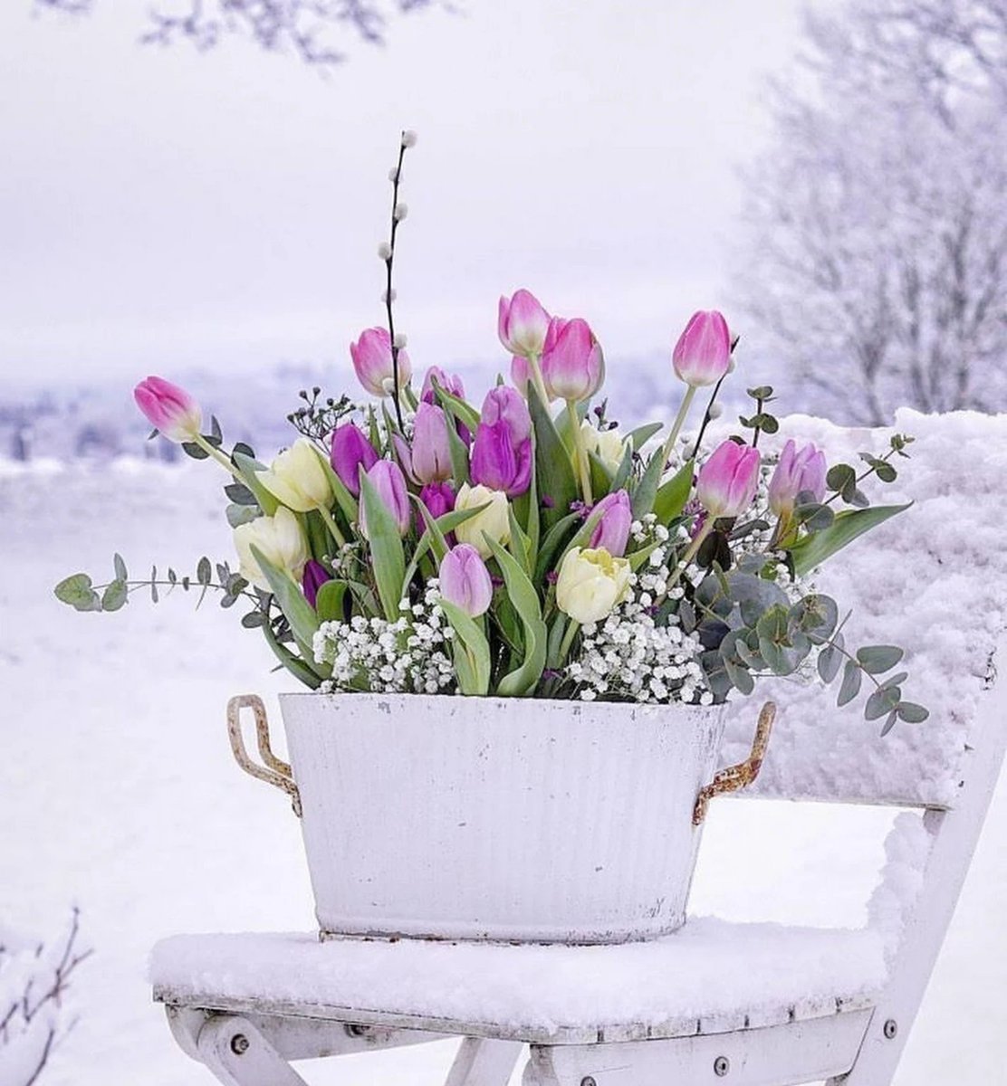 Весенний букет зимой