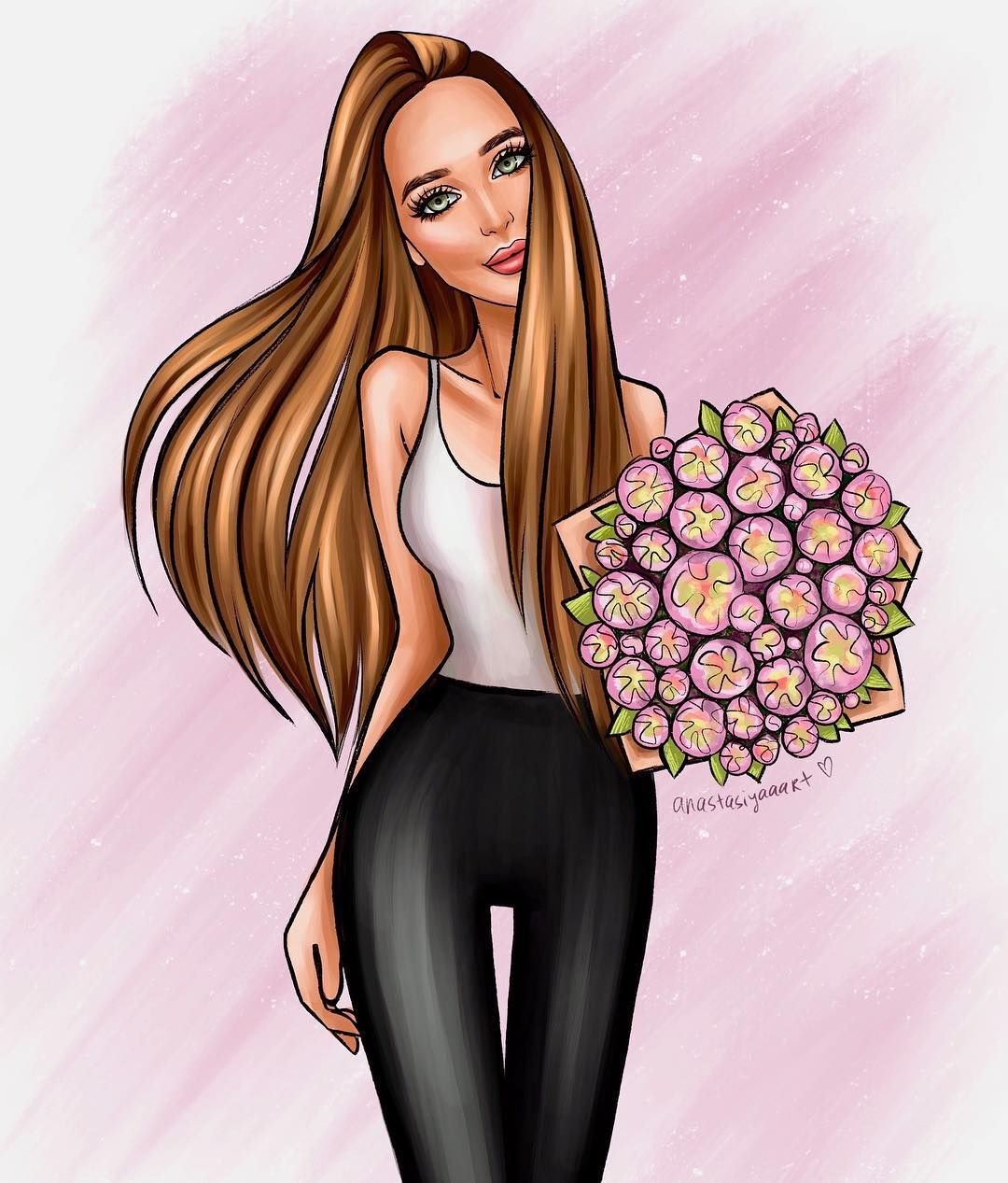 С днём рождения девушке стильные