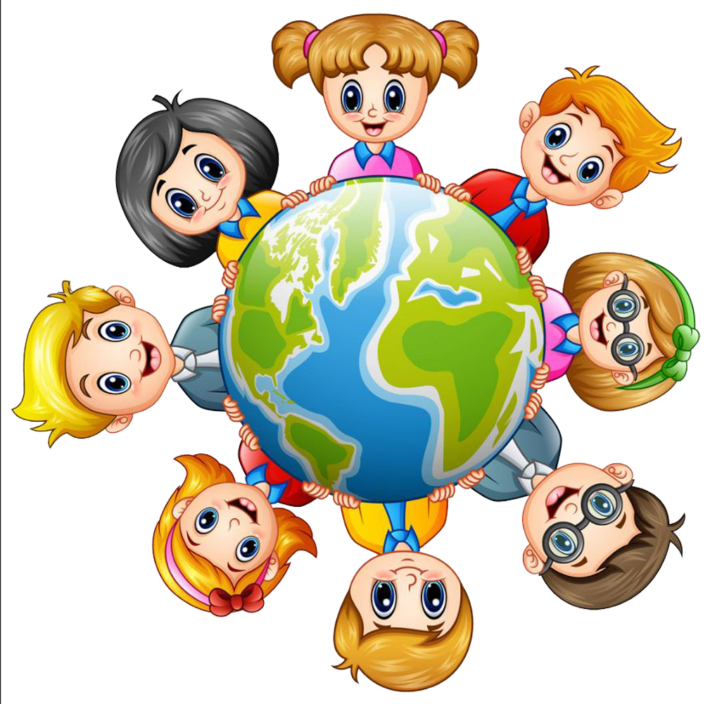 Земля карандашом цветным