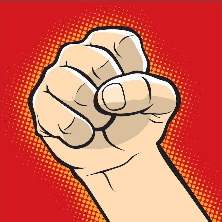 Кулак иллюстрация