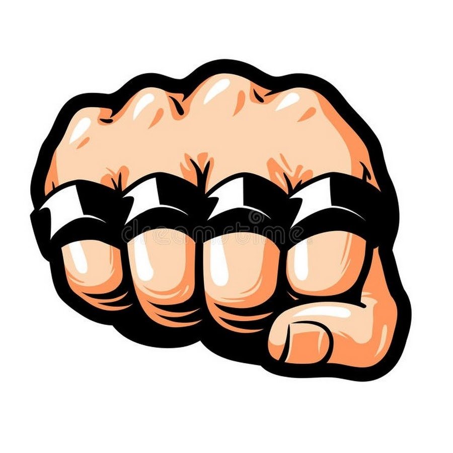 Кастет на руке