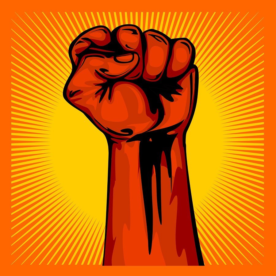 Два кулака рисунок