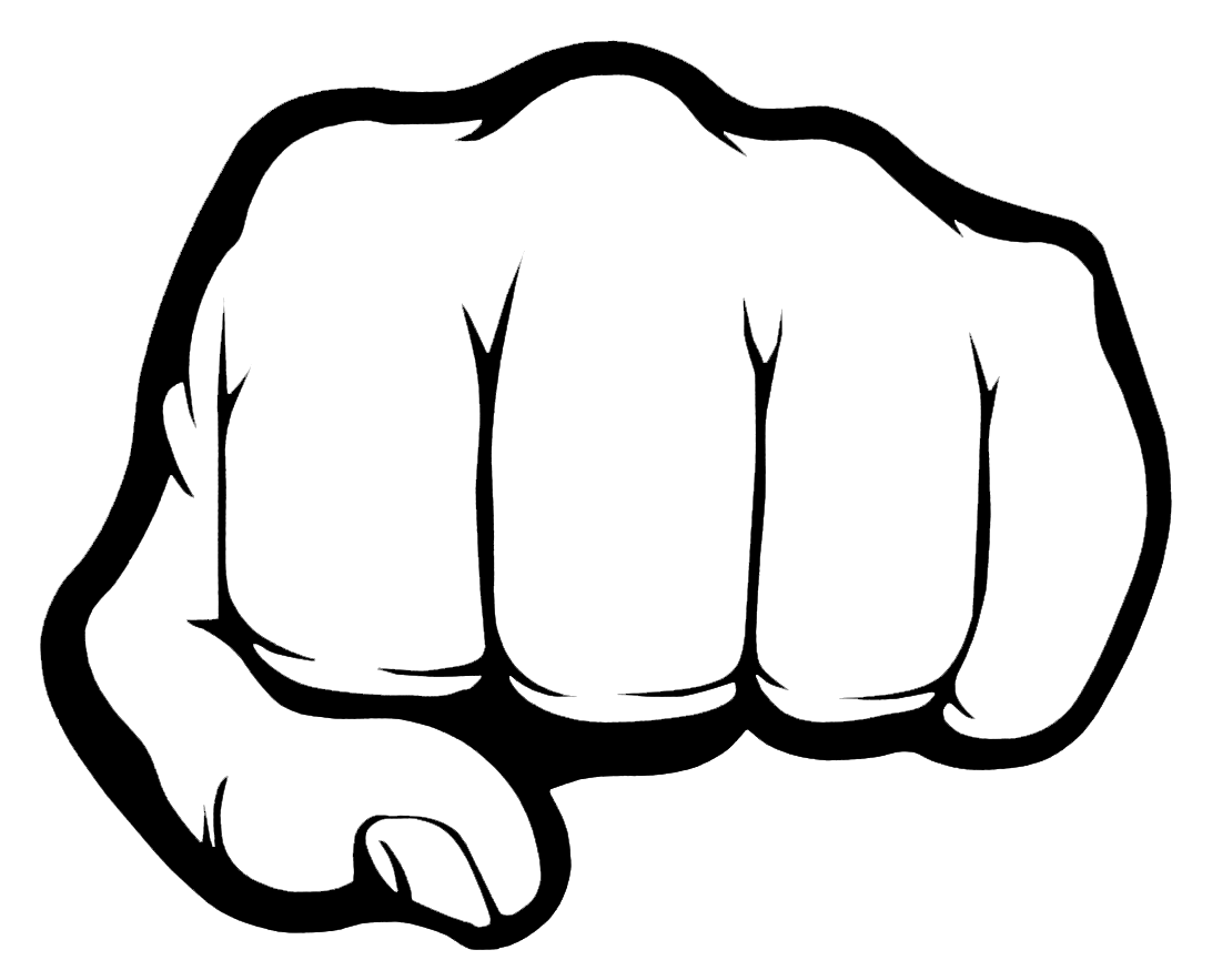 Кулак силуэт