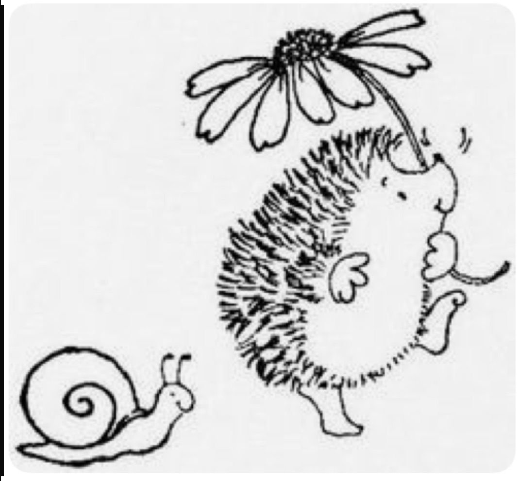 Шаблон ежика для пластилинографии