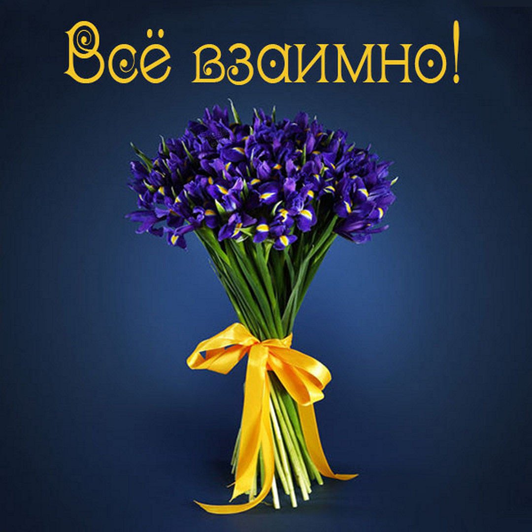 Благодарю взаимно