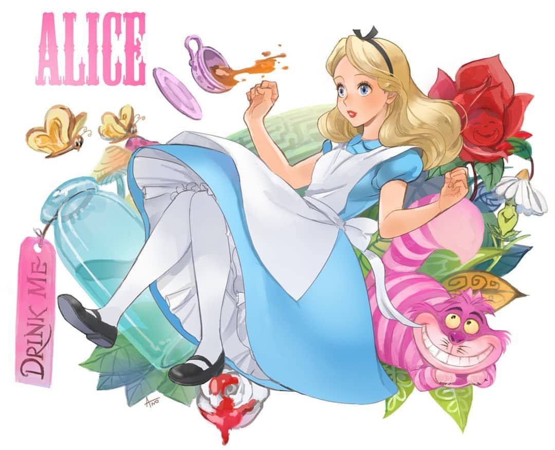 Алиса в стране чудес картинки