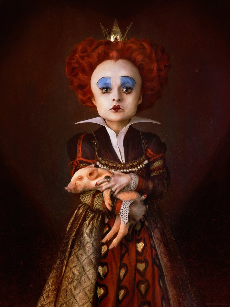 Циферблат часов из Алисы в стране чудес