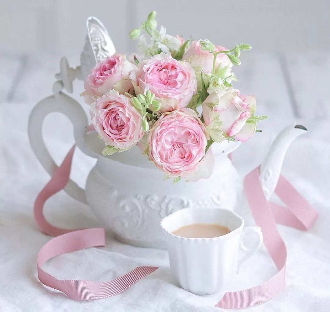 Нежные утренние цветы