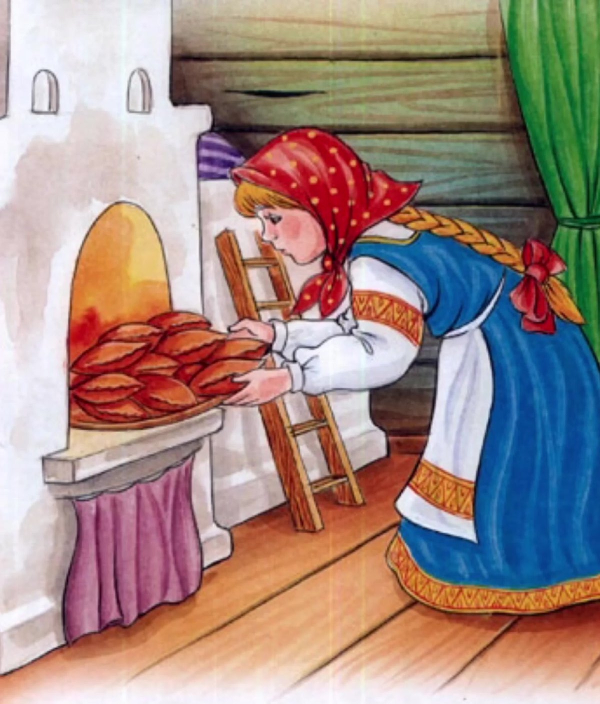 Сказочная печь с пирожками