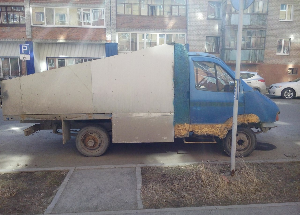 Загруженная Газель