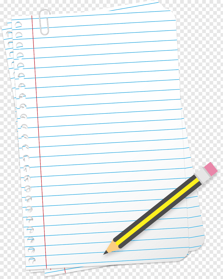 Тетрадный лист в линейку