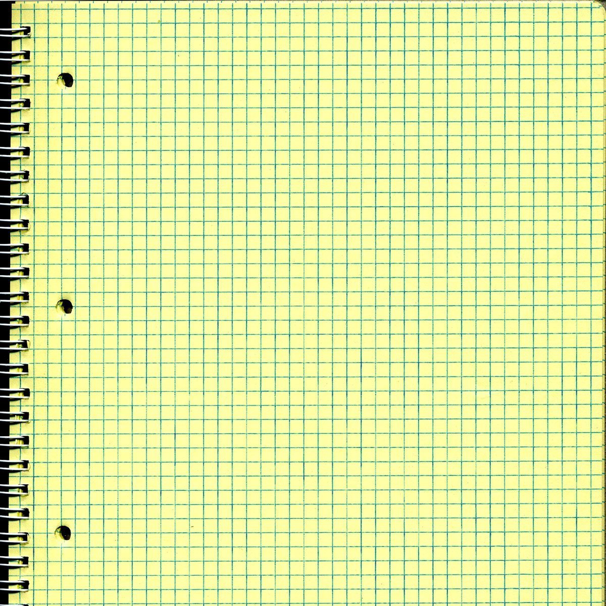 Лист тетради в клеточку