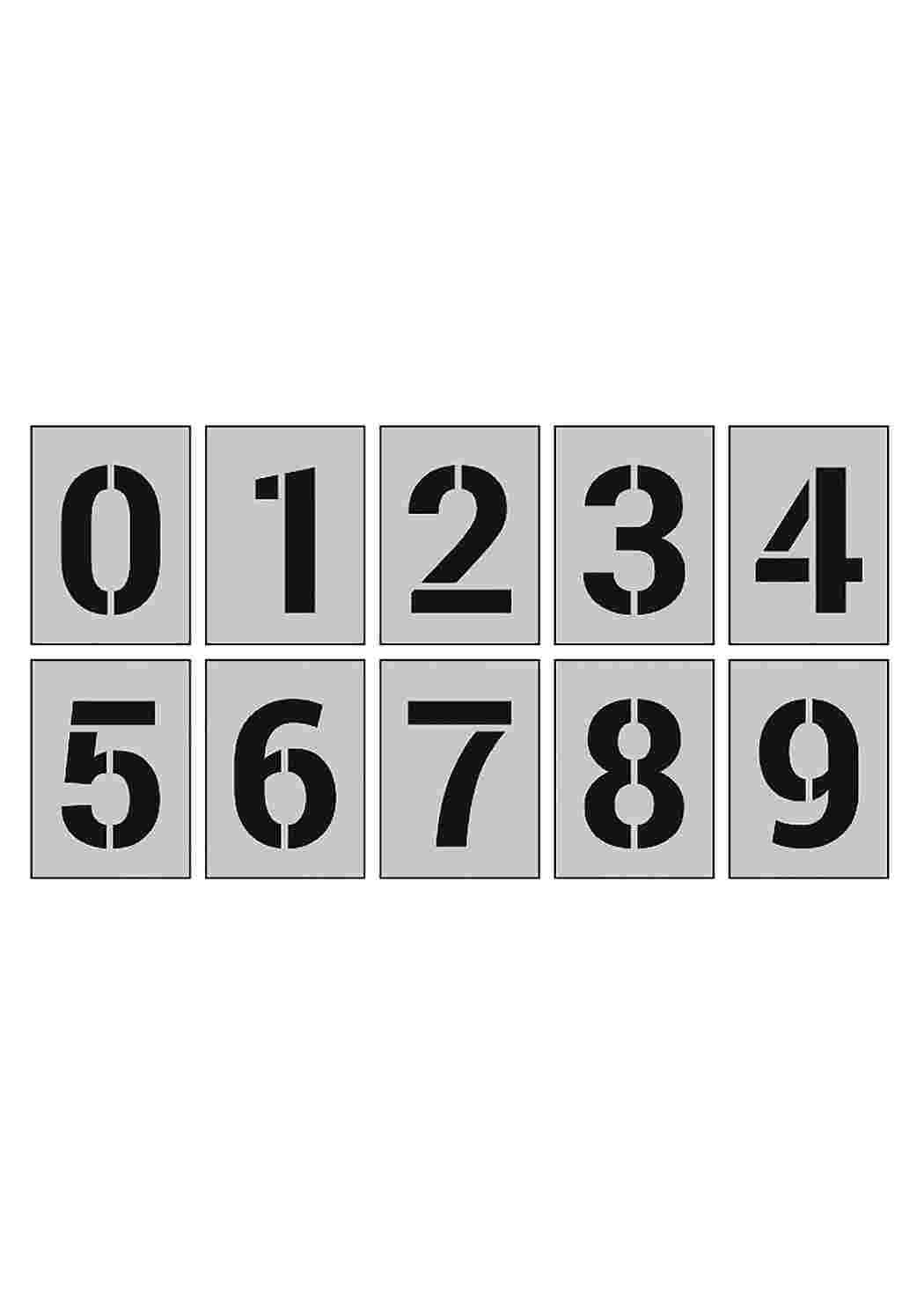 Трафарет "цифры"