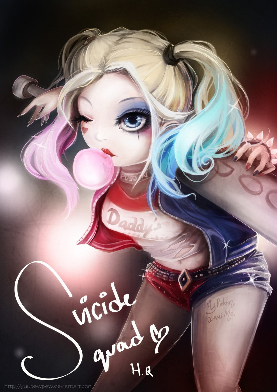 Анимешная Харли Квинн