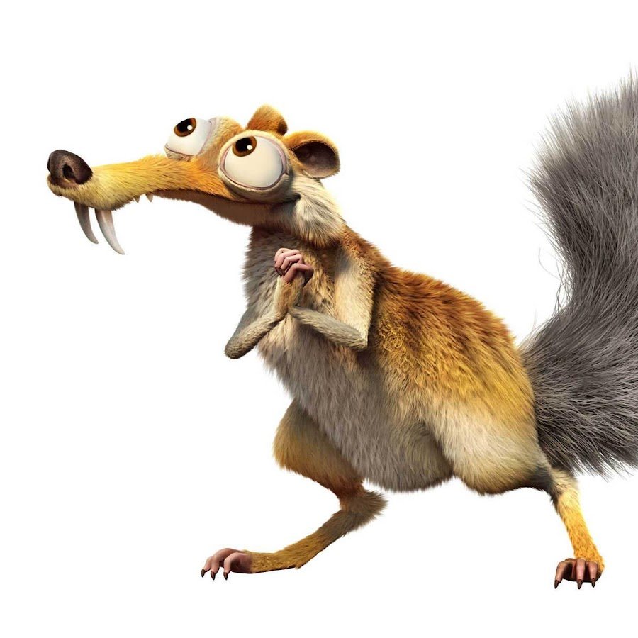 Белка Ледниковый период без фона