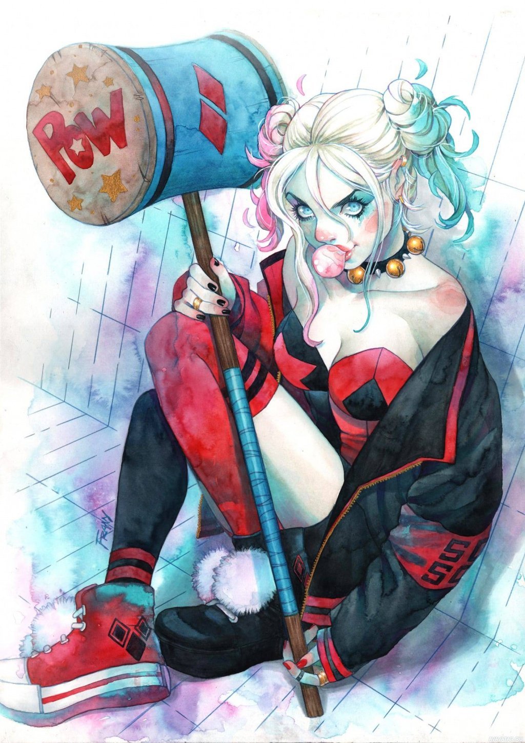 Картинки Харли Квинн аниме