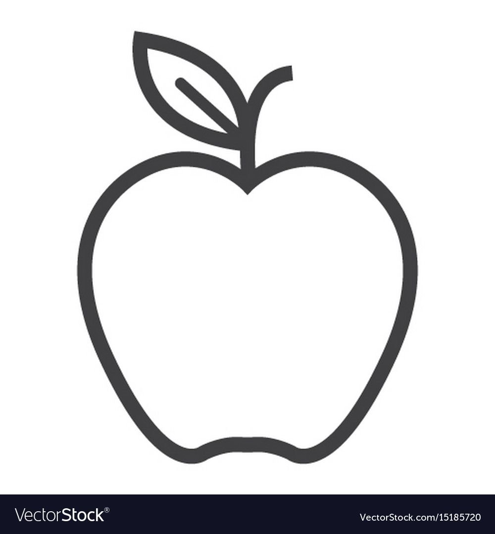 Буква я в виде яблока