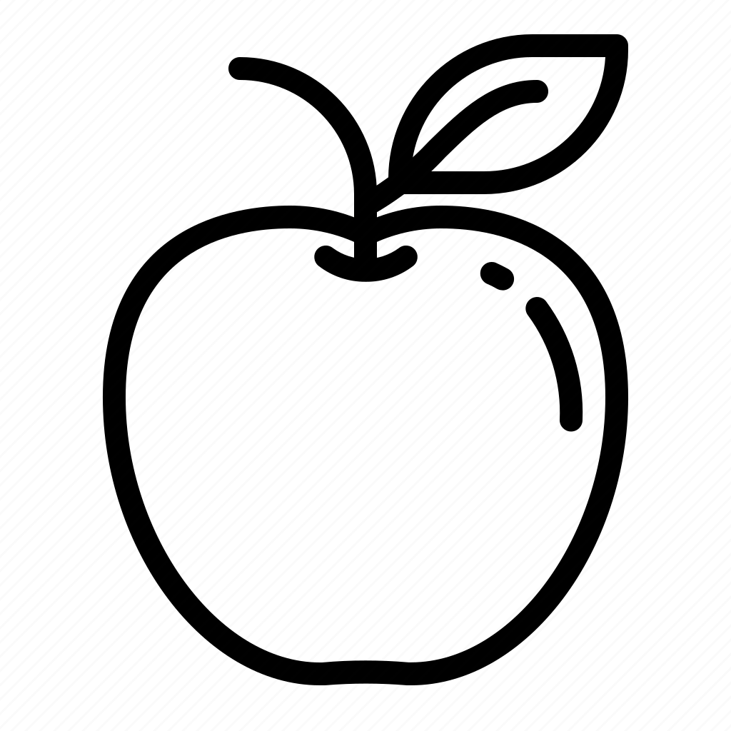 Яблоко нарисованное ручкой