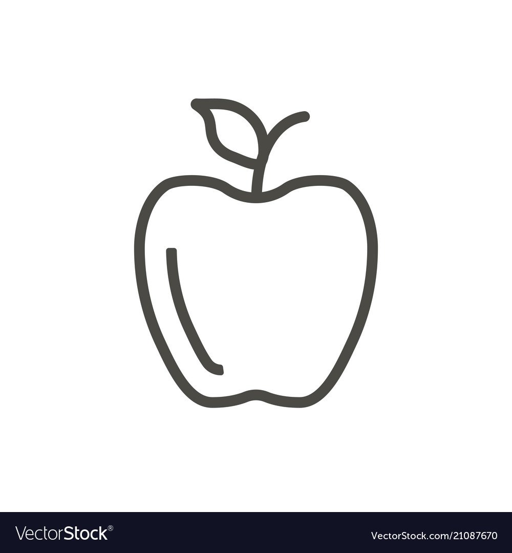 Яблочко раскраска