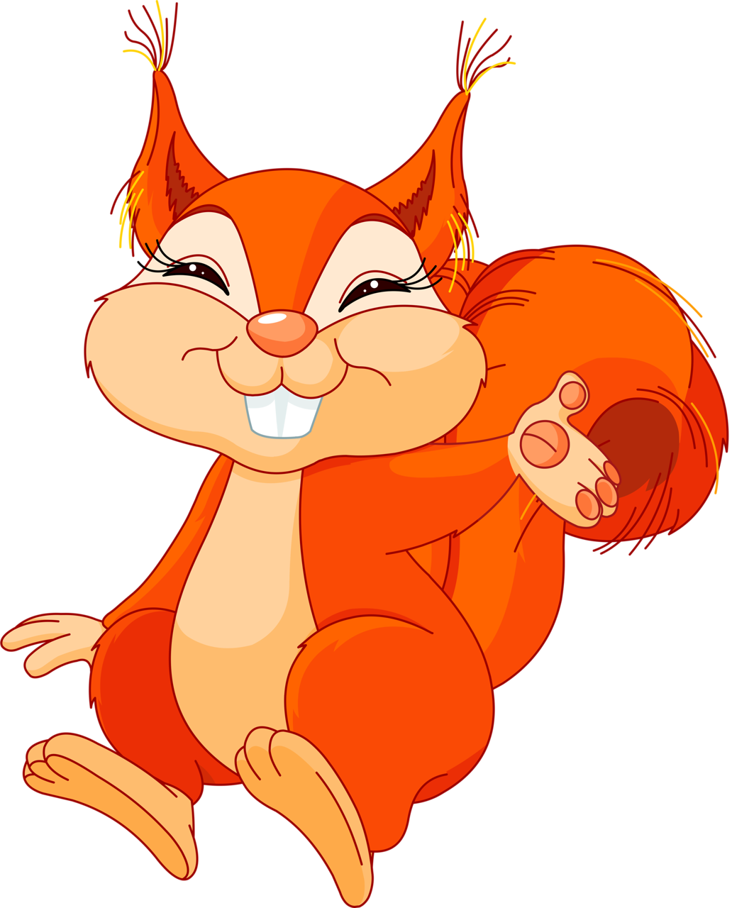 Белка рисунок