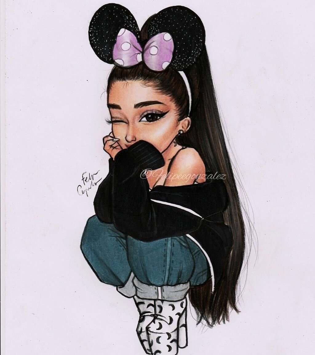 Ариана Гранде мультяшная