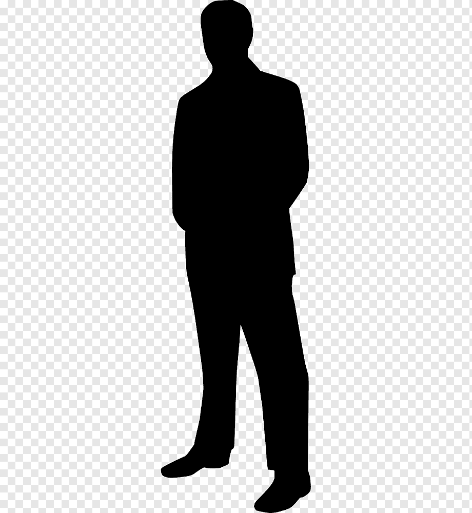 Человек на белом фоне