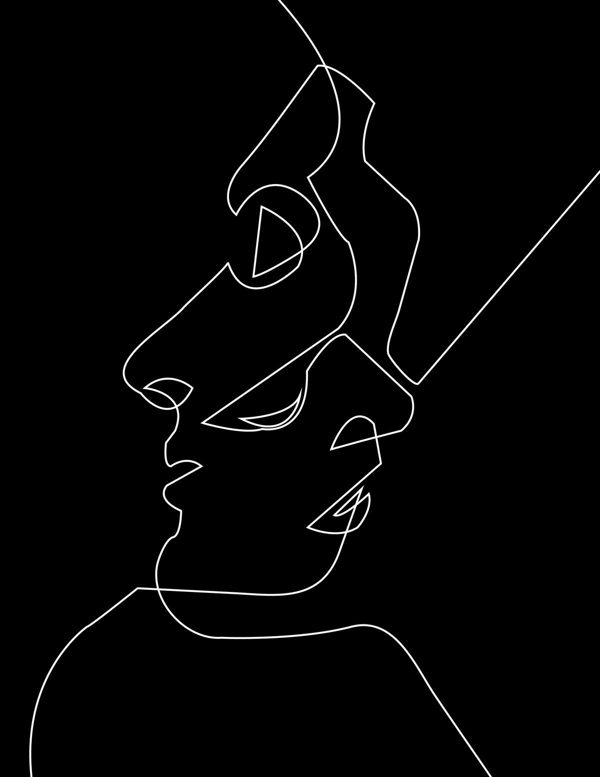 Контурный портрет