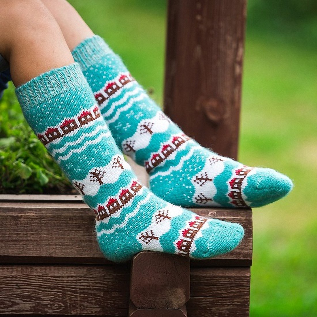 Шерстяные носки