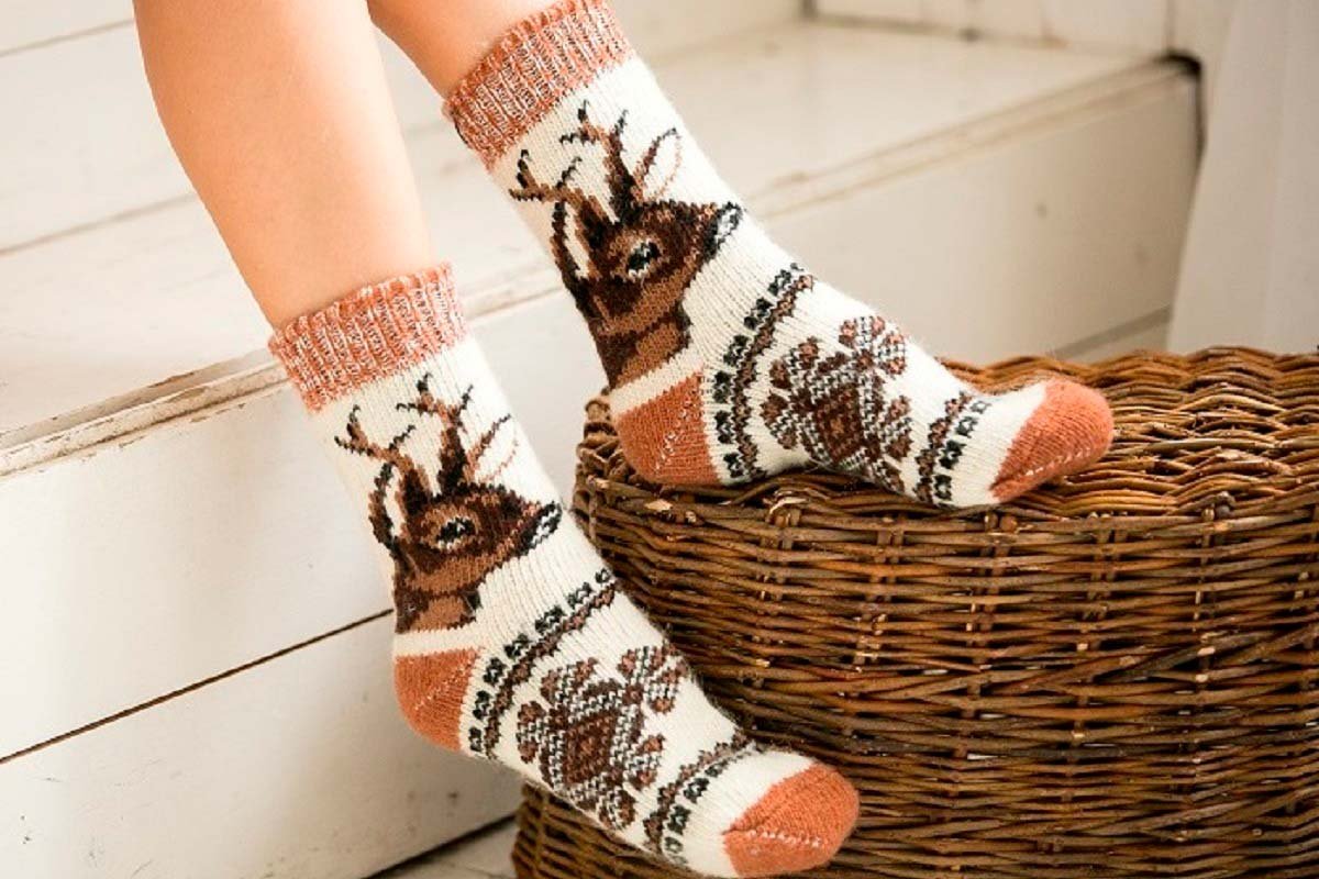 Шерстяные носки