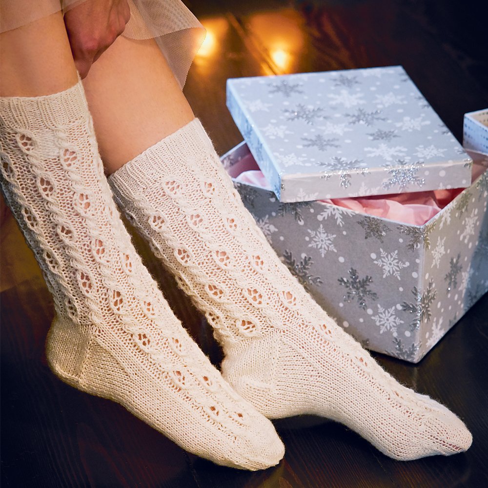 Носки женские ажурные