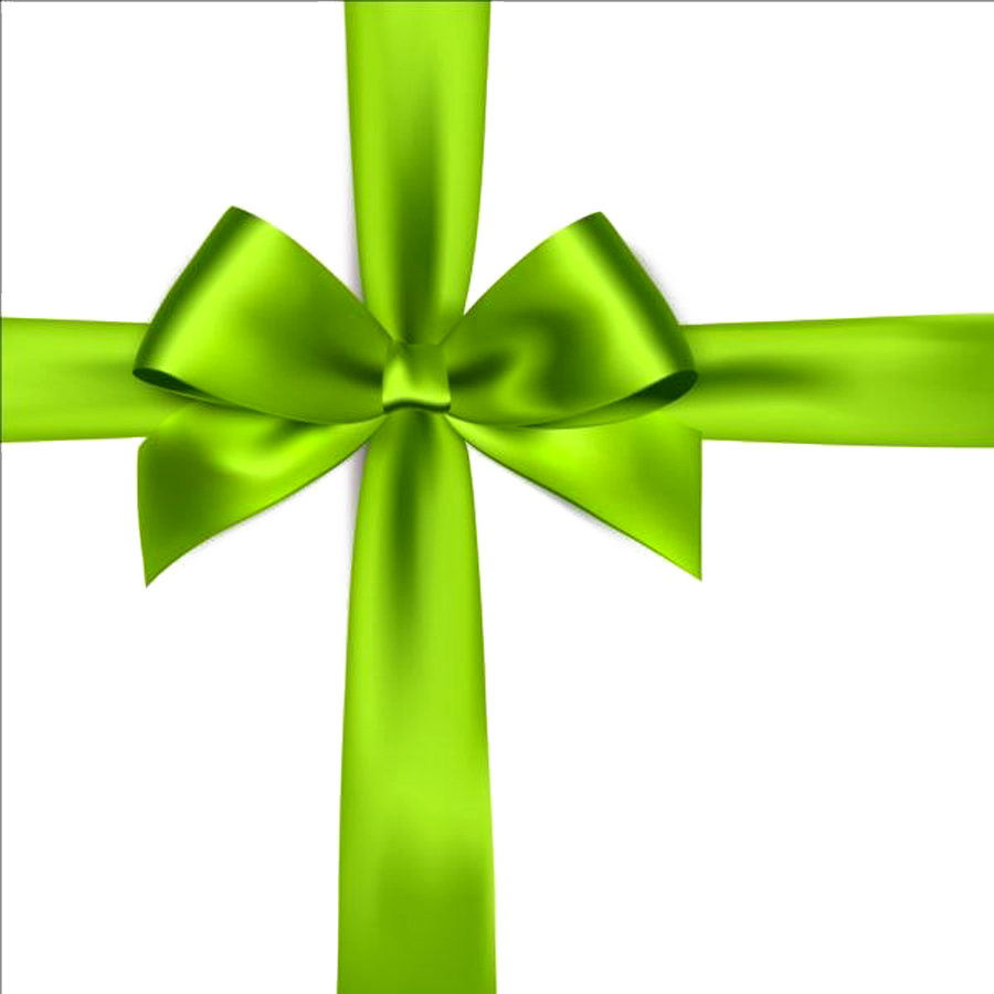 Зеленый бант