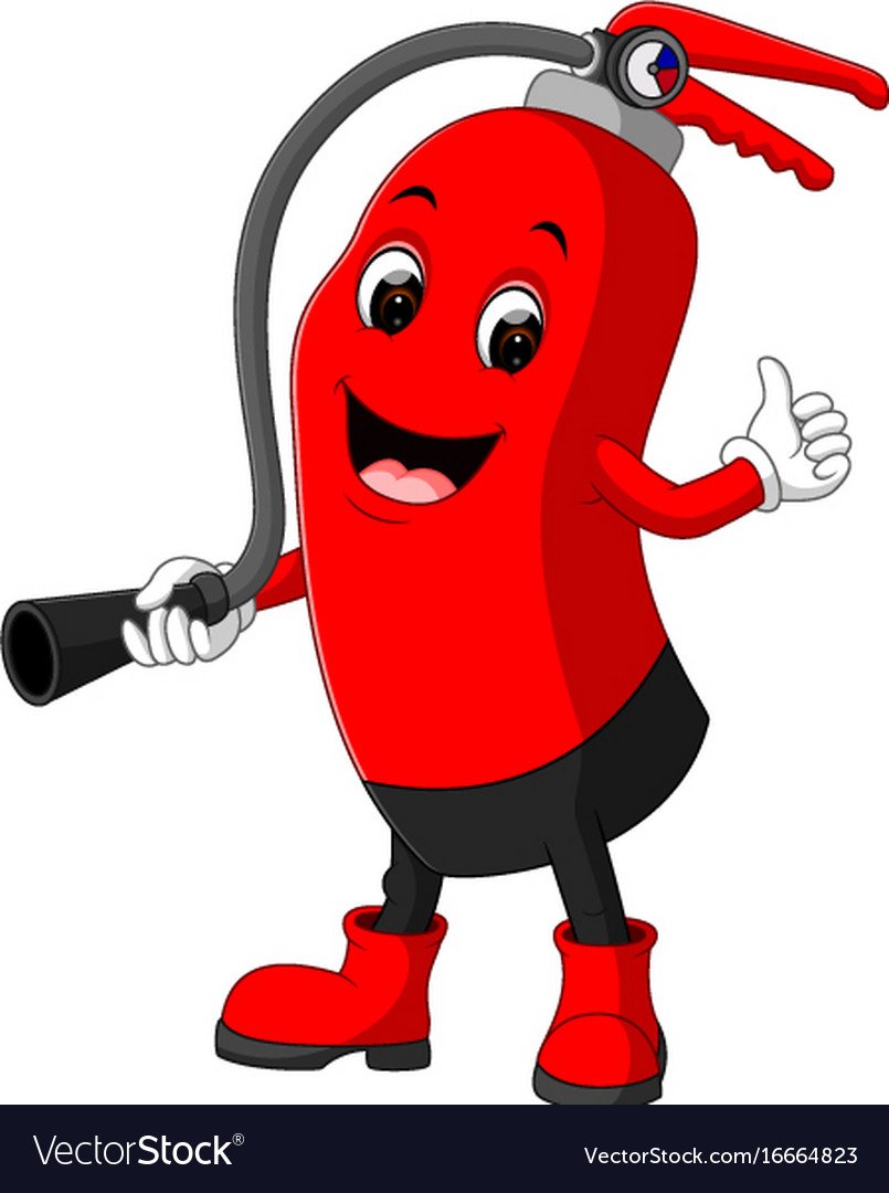 Огнетушитель мультяшный