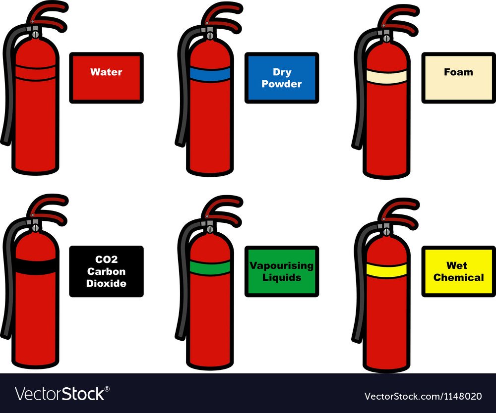 Человечек с огнетушителем