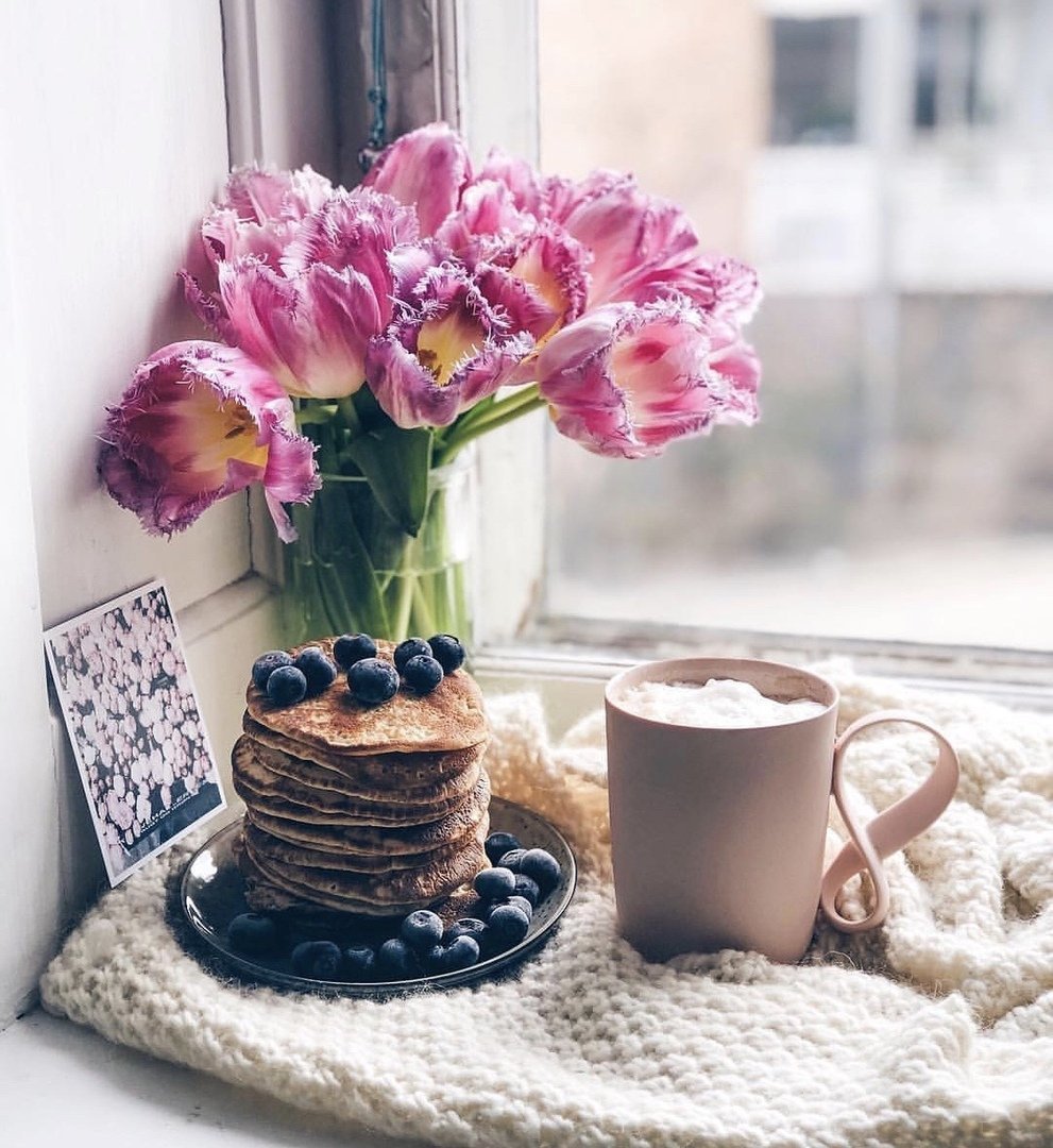 Утренние цветы