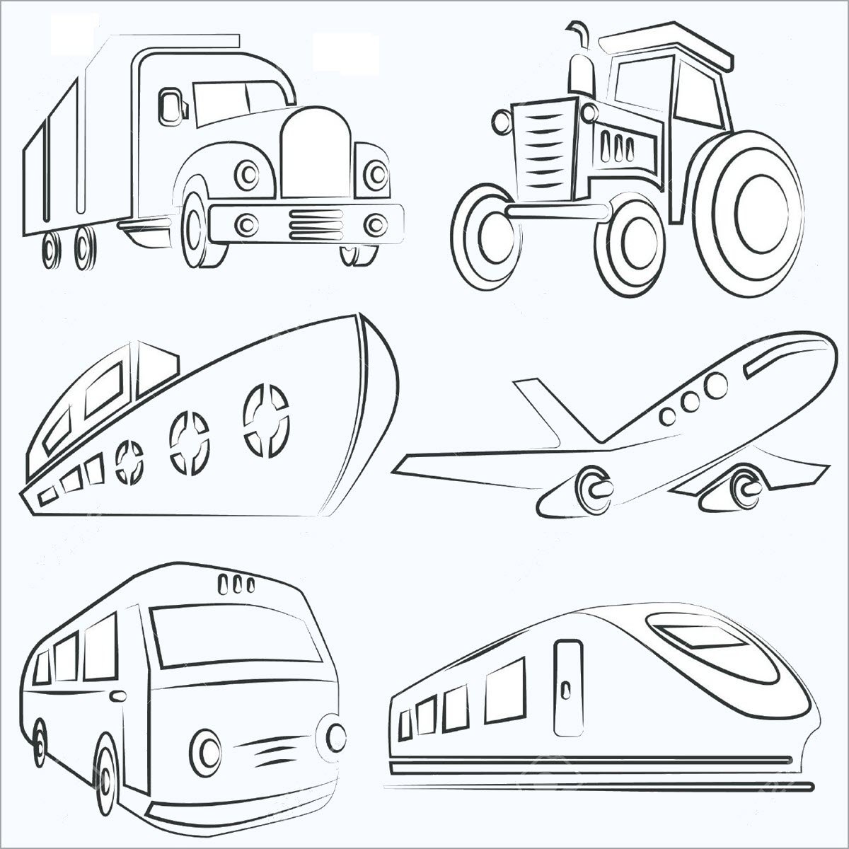 Эскизы транспорта