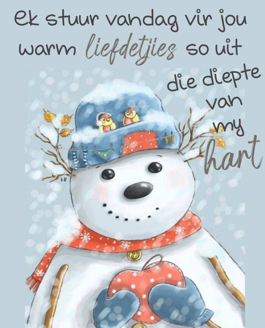 Доброе утро Снеговик