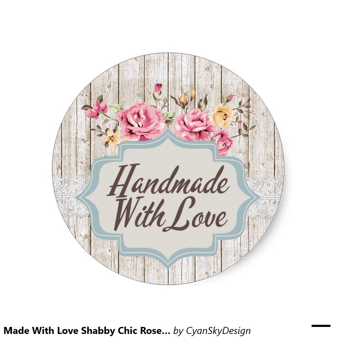 Красивая надпись Handmade