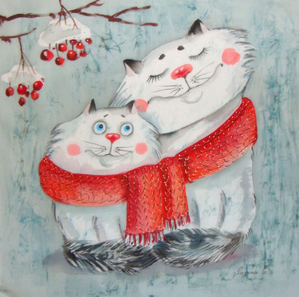 Милые зимние иллюстрации